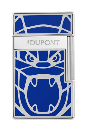 S.T. Dupont Orlinski Series Biggy Mavi Gümüş Puro Çakmağı 25064