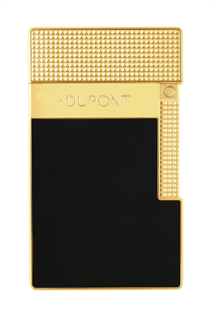 S.T. Dupont Siyah Gold Tek Torch & Soft Flame Masa Tipi Puro Çakmağı T20100