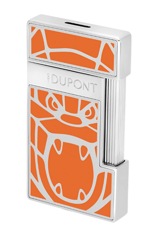 S.T. Dupont Orlinski Series Slimmy Turuncu Gümüş Puro Çakmağı 28063