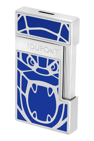 S.T. Dupont Orlinski Series Slimmy Mavi Gümüş Puro Çakmağı 28064