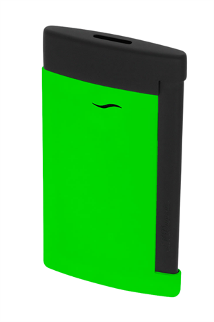 S.T. Dupont Fluo Slim 7 Chrome Neon Green Çakmak 27772