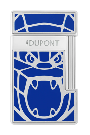 S.T. Dupont Orlinski Series Slimmy Mavi Gümüş Puro Çakmağı 28064