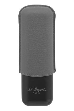 S.T. Dupont Siyah - Grafit İkili Puro Kılıfı 183163