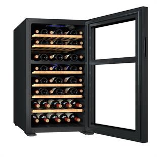 Berfmann 52 Şişe Kapasiteli Çift Bölmeli Solo Şarap Saklama Dolabı Siyah BFW52-BG2