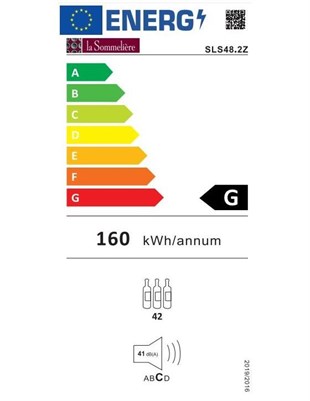 La Sommeliere SLS48.2Z Çift Isılı 42 Şişe Kapasiteli Şarap Soğutucu Dolap