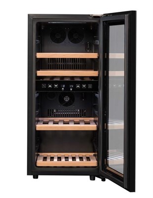 La Sommeliere SLS34DZ Çift Isılı 33 Şişe Kapasiteli Şarap Soğutucu Dolap