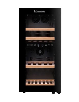 La Sommeliere SLS34DZ Çift Isılı 33 Şişe Kapasiteli Şarap Soğutucu Dolap