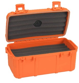 Cigar Caddy 15 Orange Travel Humidor Puro Kutusu