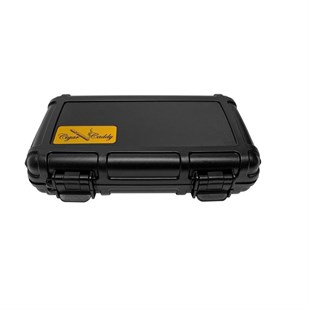 Cigar Caddy 5 Siyah Travel Humidor Puro Kutusu
