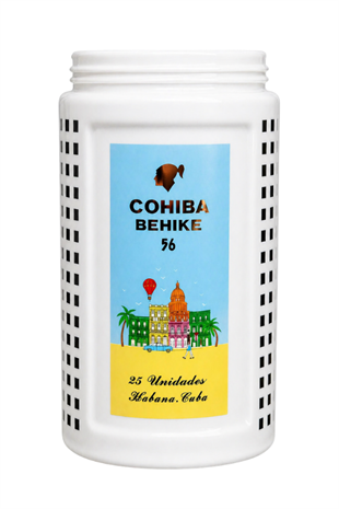 Cohiba Behike 56 Beyaz Puro Saklama Kutusu Jar