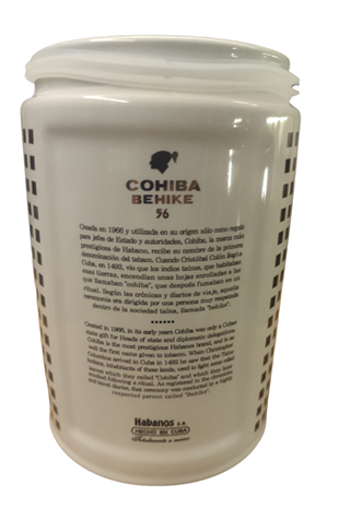 Cohiba Behike 56 Beyaz Puro Saklama Kutusu Jar