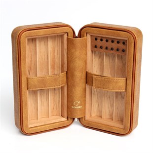 Cohiba Açık Kahve Puro Taşıma Çantası