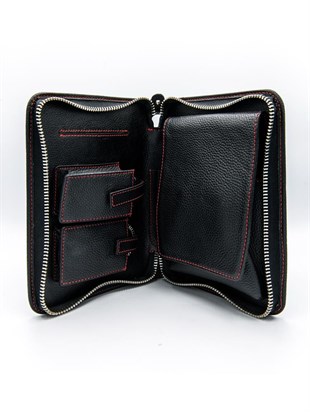 Cohiba Siyah Deri Puro Taşıma Çantası