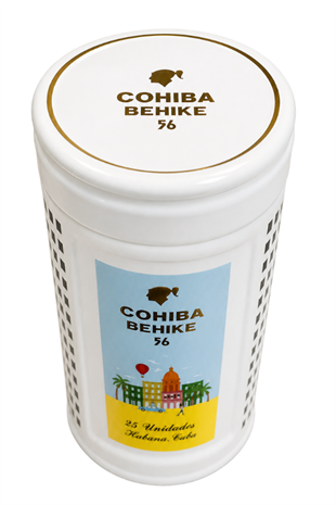 Cohiba Behike 56 Beyaz Puro Saklama Kutusu Jar