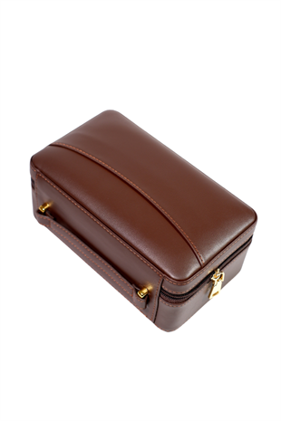 Cohiba XL Kahverengi Deri Puro Taşıma Çantası - Seyahat Humidoru