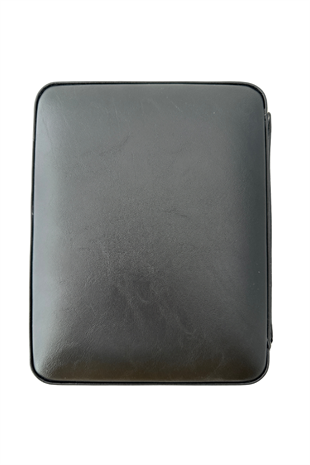 Cohiba XL Siyah Dahili Çakmak Deri Puro Taşıma Çantası & Seyahat Humidoru