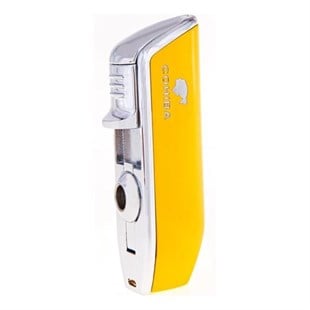 Cohiba Siyah-Sarı Çakmak Kesicili Puro Taşıma Çantası