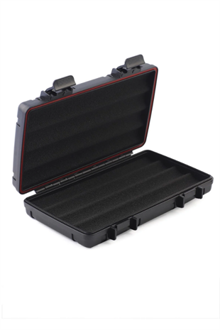 Conquistador Siyah 5 Kapasite Seyahat Humidor Puro Kutusu
