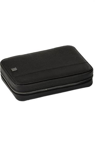 Jlubertine Monaco Siyah Deri Puro Taşıma Çantası