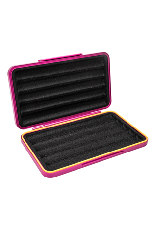 Lubinski Seyahat Tipi 5 Turuncu Humidor Metal Puro Kutusu
