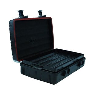 Parmida Seyahat Tipi Mat Siyah Humidor Puro Kutusu