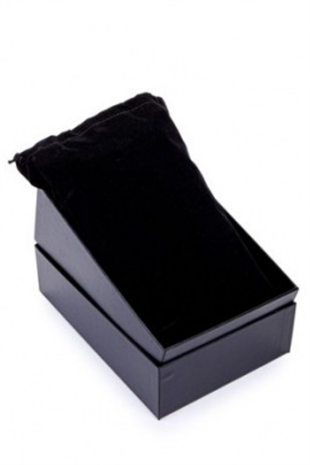 PQ Çakmak Kesicili XL Siyah Kırmızı Dikişli Deri Puro Taşıma Çantası & Seyahat Humidoru