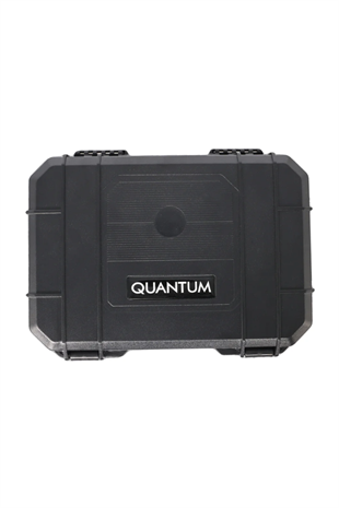Quantum Seyahat Tipi 25 Taşıma Kulplu Siyah Humidor Puro Kutusu