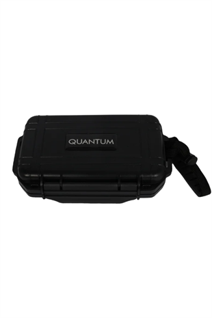 Quantum Seyahat Tipi 5 Taşıma Kordonlu Siyah Humidor Puro Kutusu