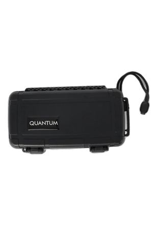 Quantum Seyahat Tipi 4 İçi Sedir Siyah Humidor Puro Kutusu