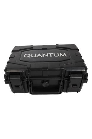 Quantum Seyahat Tipi 20 Taşıma Kulplu Siyah Humidor Puro Kutusu