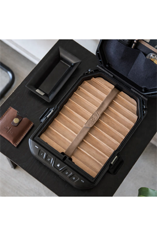 Vaultek Lifepod 2.0 Seyahat Tipi Antik Bronz Humidor Puro Kutusu