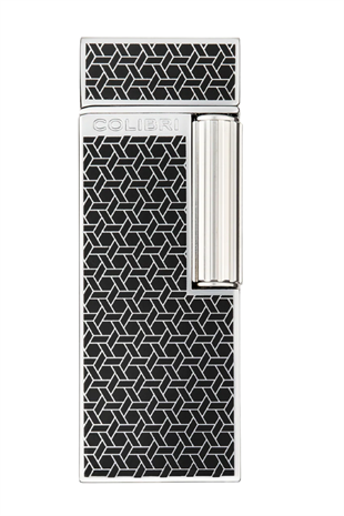 Colibri Continental Soft Flame Krom Desenli Çakmak