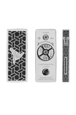 Colibri Continental Soft Flame Krom Desenli Çakmak