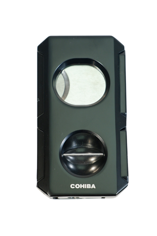 Cohiba Dahili Delici & İğneli SV-Cut Siyah Puro Makası Kesici