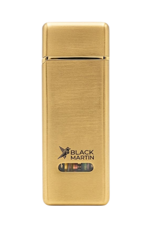 Black Martin Tek Torch Pürmüz Gold Metal Puro Çakmağı