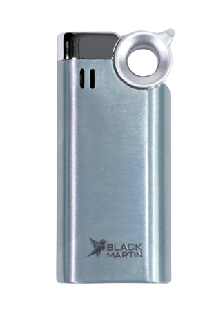 Black Martin Tek Torch Pürmüz Gümüş Puro Çakmağı