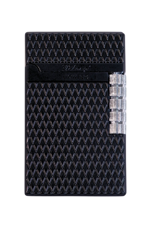 Black Martin Soft Flame Desenli Siyah Metal Çakmak