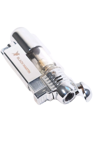 Black Martin Tek Torch Pürmüz Gümüş Puro Çakmağı