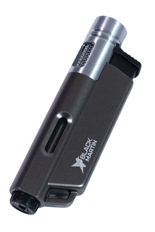 Black Martin Tek Torch Pürmüz Gunmetal Puro Çakmağı