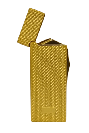 Black Martin Tek Torch Pürmüz Gold Desenli Metal Puro Çakmağı