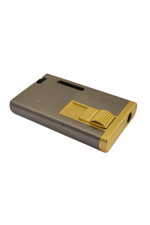 Black Martin Tek Torch Pürmüz Turkuaz-Gold Metal Puro Çakmağı