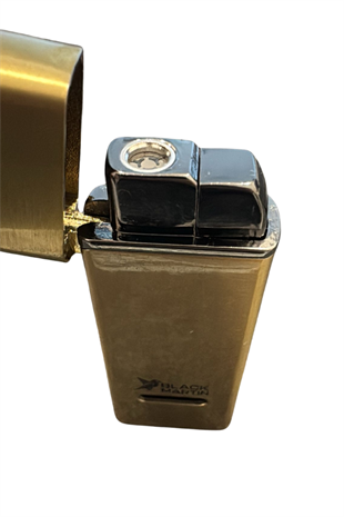 Black Martin Tek Torch Pürmüz Gold Metal Puro Çakmağı