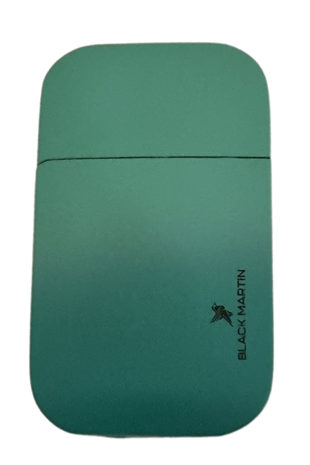Black Martin Tek Torch Pürmüz Turkuaz Metal Puro Çakmağı