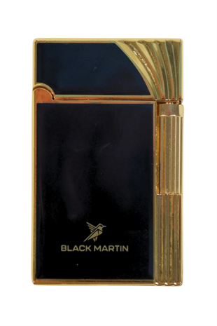 Black Martin Soft Flame Siyah-Sarı Metal Çakmak
