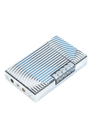 Black Martin Soft Flame Gümüş Metal Çakmak