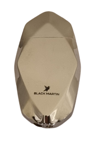 Black Martin Tek Torch Pürmüz Gümüş Metal Puro Çakmağı