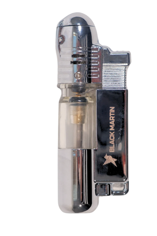 Black Martin Tek Torch Pürmüz Gümüş Puro Çakmağı