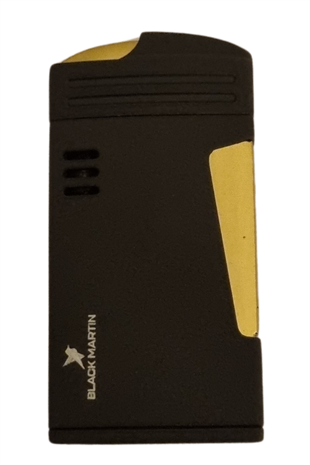 Black Martin Tek Torch Pürmüz Siyah Metal Puro Çakmağı