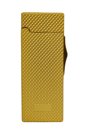 Black Martin Tek Torch Pürmüz Gold Desenli Metal Puro Çakmağı