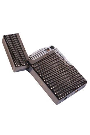 Black Martin Soft Flame Desenli Gunmetal Metal Çakmak